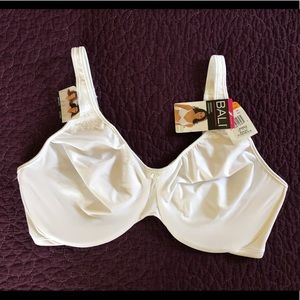 NWT Bali Minimizer Underwire Bra 42DD in white